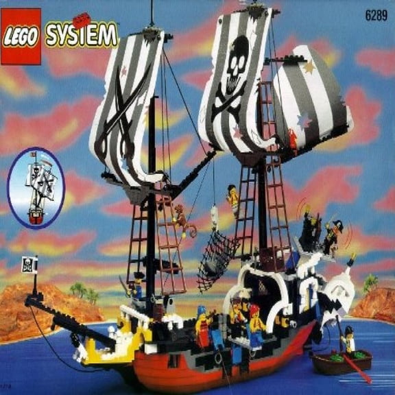 LEGO System Pirates Red Beard Runner 6289 Vintage Building Set