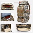 thumbnail image 4 of Impermeable Escalada Senderismo Camuflaje Mochila Camping Montañismo Deporte Al Aire Libre Mochila 80L Yuarrent AP007302-02, 4 of 5