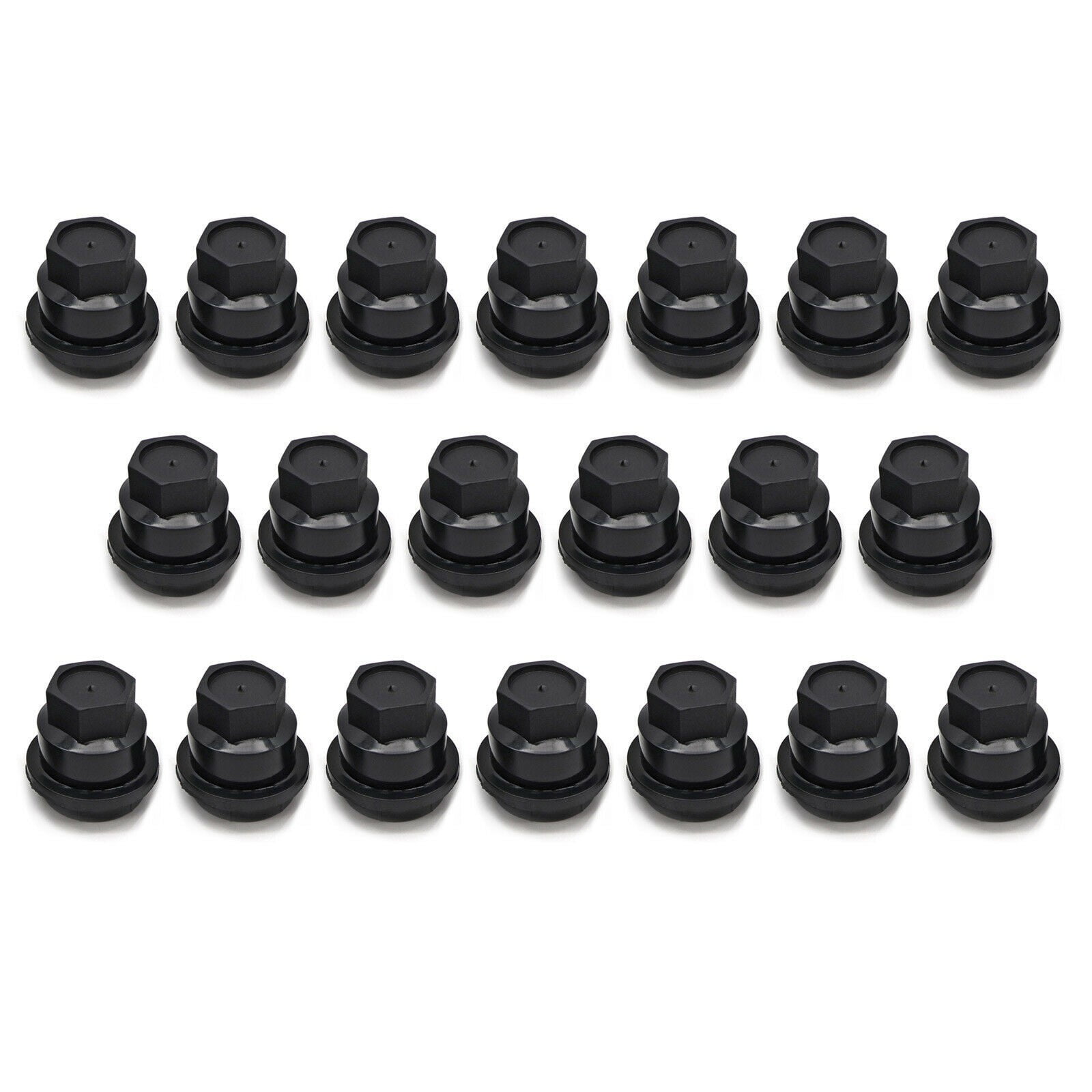 20 Pack Black Lug Nut Covers Cap for 1991-94 Chevy Blazer S10 