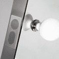 thumbnail image 6 of Impressions Vanity Hollywood Premiere Full Length Lighted Vanity Mirror with Dimmer Switch (White), 6 of 7