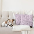 thumbnail image 4 of Ambesonne Romantic Throw Pillow Cover 2 Pack, Floral Bridal Pattern, 24", Violet White, 4 of 5