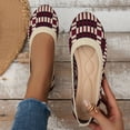 thumbnail image 5 of Sngxgn Women Ballet Flats Shoes Comfortable Slip on Shoes Casual Dress Shoes Slip on Shoes(Red,37), 5 of 7