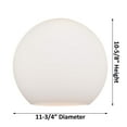 thumbnail image 3 of Innovations Lighting  Athens - 1 Light 12" Semi-Flush Mount Matte White/Black Antique Brass, 3 of 5