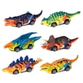 thumbnail image 1 of 6Pcs Dinosaur Pull Car Toys Inertia Dinosaur Cars Toy Early Educational Dinosaur Pull Back Cars Dinosaurio Interactivo Pull Back Vehicles Regalo De Vacaciones Para Niños Mayores De 3 Años Muyoka Hogar, 1 of 1