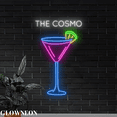 thumbnail image 4 of Glowneon Cosmopolitan The Cosmo Neon Decor, Cosmopolitan Cocktail Art, 4 of 5