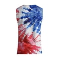 thumbnail image 6 of Vamuko 250 Anniversary Usa Shirts Mens Short Sleeve American Flag Usa Flag Tank Top 1776 V Neck Oversized Tanks We the Peaple Novelty Tees Wine 3XL, 6 of 8