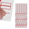 thumbnail image 4 of Unique Bargains P-Type Handwritten New Model Gift Stickers 3.31"x1.02" 6 Pcs Red, 4 of 5