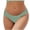Olive Green, variant on Women's Thong Swim Bottoms Low Rise Cheeky Beach Bikini Briefs Quick Dry Comfortable Summer Beach Bikini Bottoms Sky Blue
