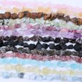 thumbnail image 3 of Xiao Hua 1 pieza de piedra natural cruda con perforaciones irregulares, pulsera de cuentas sueltas de piedra natural azul claro, accesorios de collar, 3 of 5
