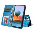 thumbnail image 2 of Funda tipo cartera GANGXUN para Xiaomi Note 10 Pro 4G , diseño girasol, cuero PU, soporte, cierre magnético, tarjetero, 2 of 5