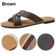 thumbnail image 5 of Sandalias Vestir Zapatos Verano Playa Correa Cruzada Cuero PU Suave para Mujer, 5 of 8