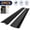 Black, variant on Stove Counter Gap Cover, Kitchen Silicone Oven Gap Filler – 21 Inches Countertop Strips Gap Guard, Easy to Clean (White)