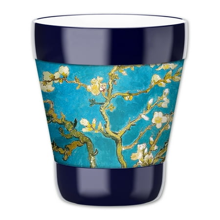 

Mugzie 12-Ounce Low Ball Tumbler Drink Cup with Removable Insulated Wetsuit Cover - Van Gogh: Almond Blossoms