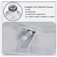 thumbnail image 3 of Paquete de 3 filtros de agua de repuesto para refrigerador LG-LT1000P ADQ747935, 3 of 5