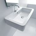 thumbnail image 3 of Ws Bath Collections Ego 3250 Dedrio 27-5/8" Ceramic Wall Mounted / Vessel Bathroom Sink -, 3 of 3