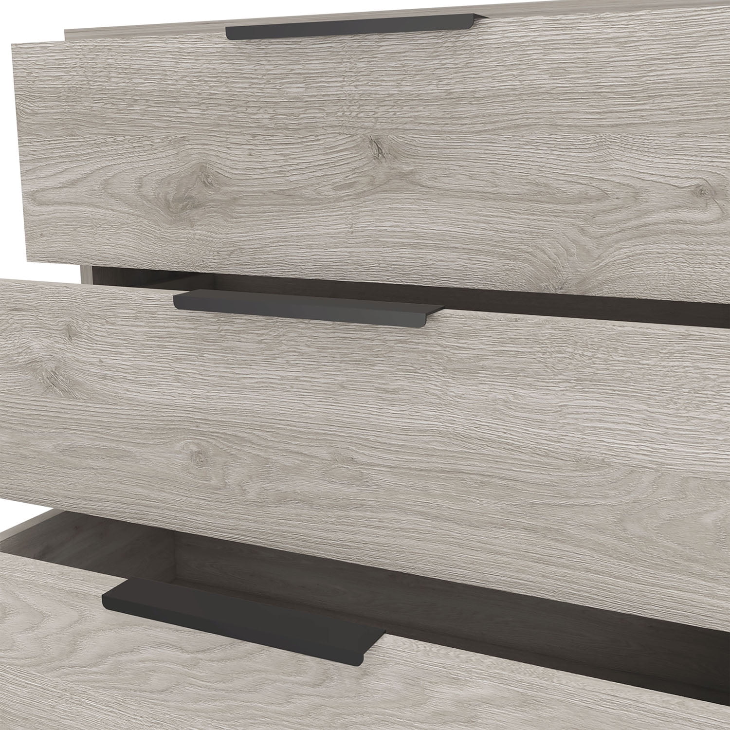 Kadyn 3 Drawers Dresser, Light Gray Chest of Drawers, Nightstand Side Table for Bedroom Kadyn 3 Drawers Dresser, Light Gray Chest of Drawers, Nightstand Side Table for Bedroom