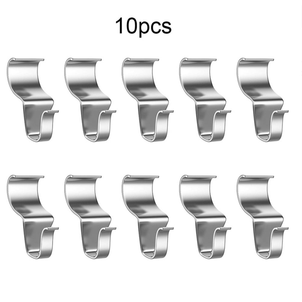 10 Pcs Vinyl Siding Hooks For Hanging Low Profile Heavy Duty Stainless Steel Hanger Wreath Decoration,Siding Hooks