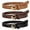 Black+Brown+Coffee, variant on SUODEY Gold Buckle Women Belts Skinny Ladies Leather Belt for Dress Jeans Set of 3