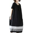 thumbnail image 2 of Vestido de verano Sunnimix para mujer Ligero Estilo Vintage Oversize Casual, 2 of 7