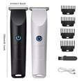 thumbnail image 5 of Men Pro Electric Hair Clippers Beard Trimmer, White Cordless Grooming Kit with 4 Limit Combs (1.5/2/3/4MM), USB Charging, Washable Stainless Steel Cutter Head, 5 of 8