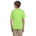 thumbnail image 2 of The Fruit of the Loom Youth HD Cotton T-Shirt - NEON GREEN - M, 2 of 2