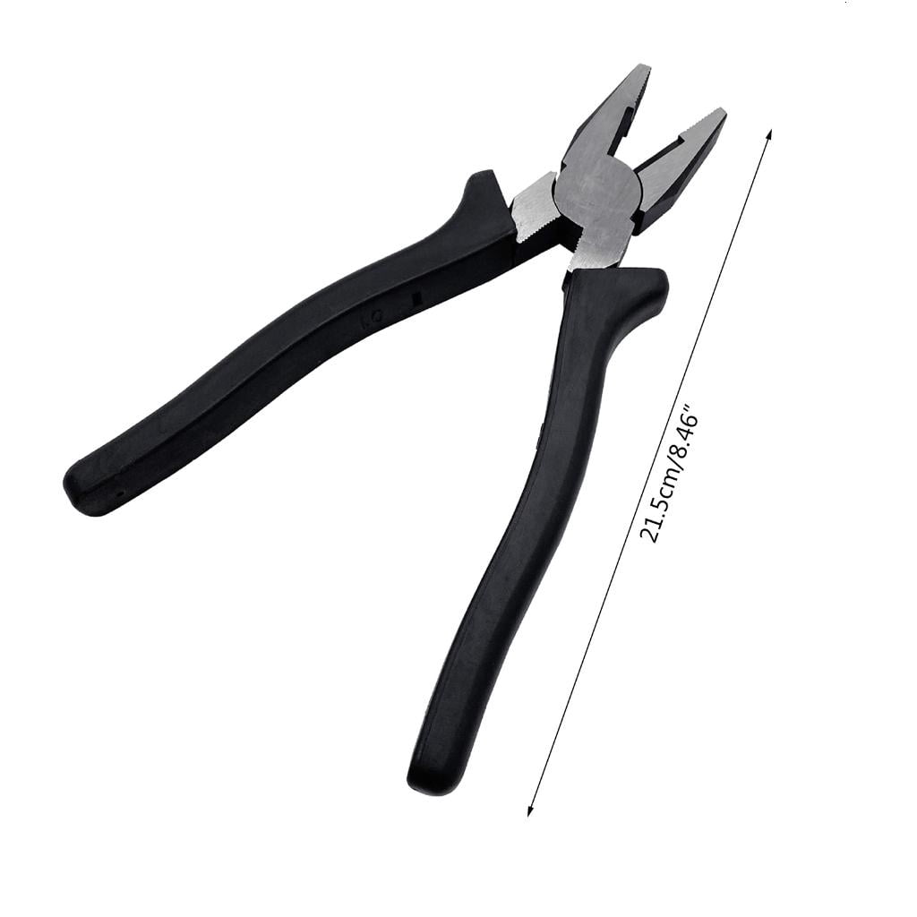 CEORPER Jewelry Making Tools Black Handle for Beading Jump-Ring Making Craft Necklace-Ring Wire Cutters Steel Draw Nippers Plier