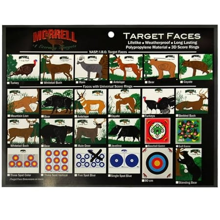 Morrell Lightweight Youth Range NASP Field Point Archery Bag Target Replacement Cover with 2 Shooting Sides and 4 Shooting Spots White