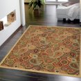 thumbnail image 3 of Ottomanson Ottohome Collection Non-Slip Rubberback Paisley Design Indoor Area Runner Rug, Beige, 3 of 7