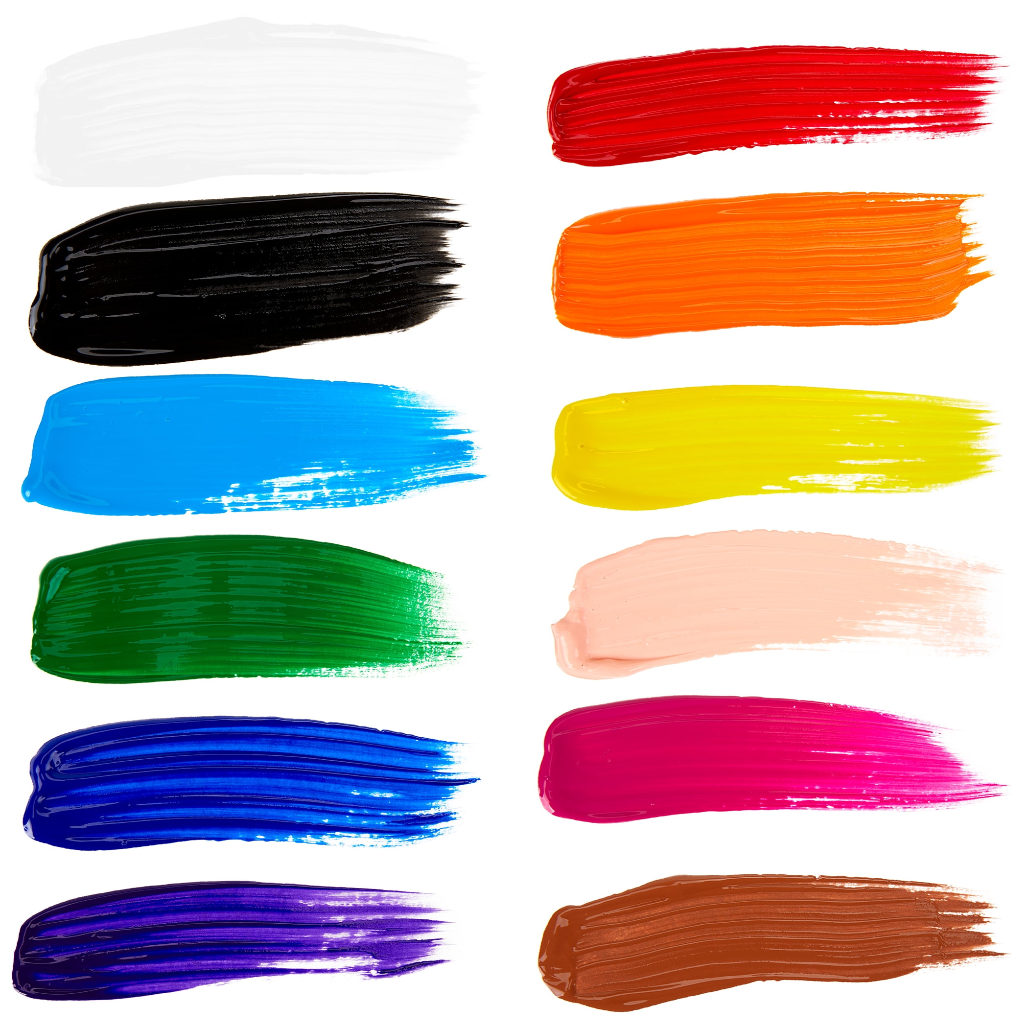 Crayola Premier Liquid Tempera Paint Set, 1 Pint Squeeze Bottle, Assorted Vibrant Color, Set Of 12
