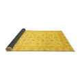 thumbnail image 2 of Ahgly Company Indoor Rectangle Oriental Yellow Modern Area Rugs, 5' x 7', 2 of 4