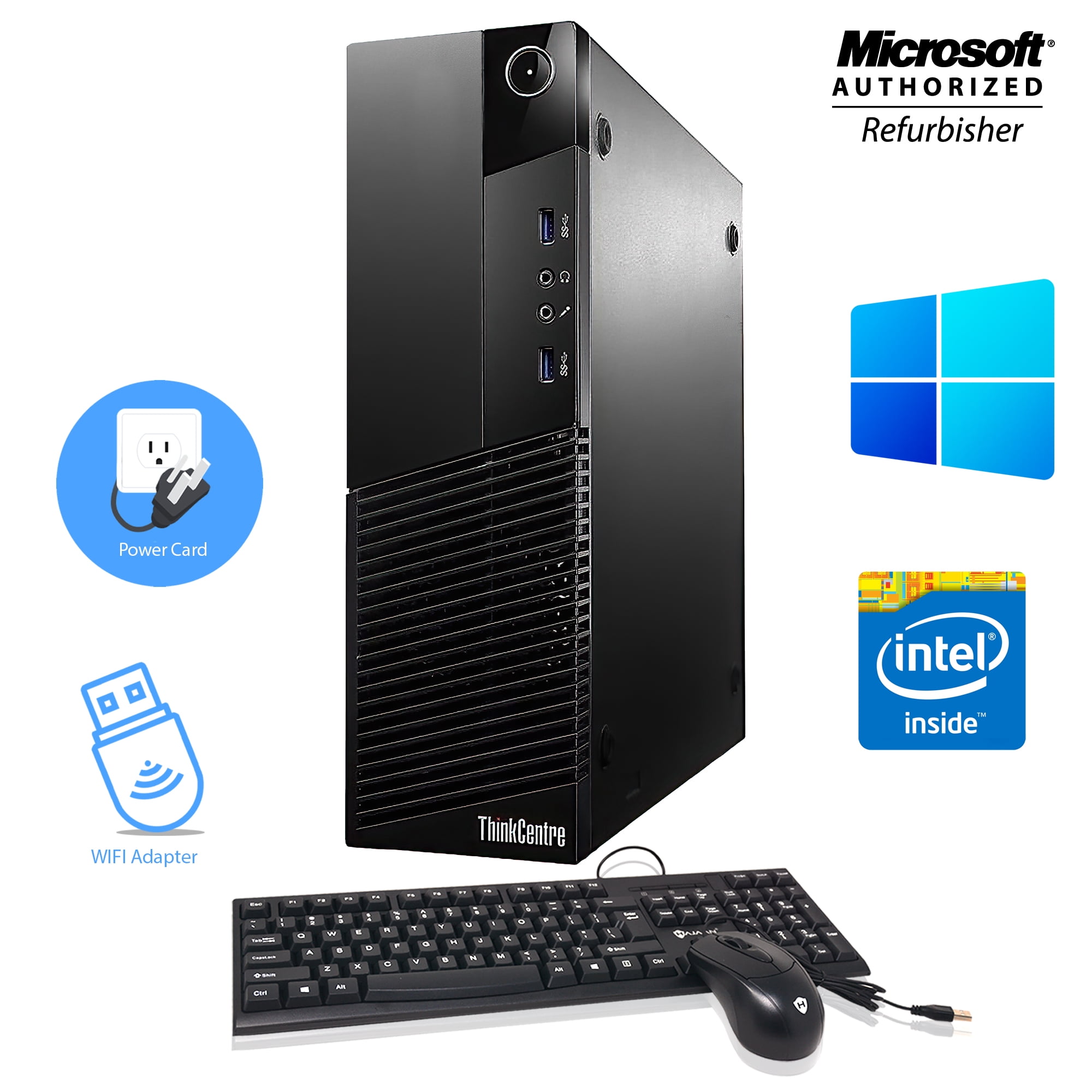 Gaming Monitor Lenovo ThinkCentre M92p Business Desktop Computer