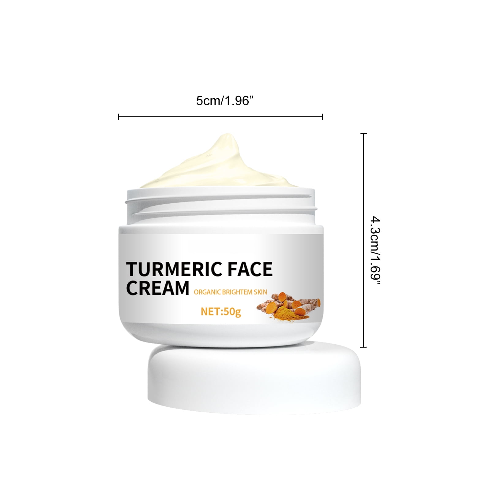 Alvantor Turmeric Face Cream for Wrinkles & Dark Spots, 1.76oz Anti-Aging Moisturizer