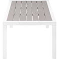 thumbnail image 4 of Meridian Furniture Nizuc Table Basse de Patio Extérieur en Bois Gris, 4 of 7