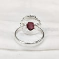 thumbnail image 5 of AAA Natural Ruby Ring, Rough Ruby Gemstone Ring, July Birthstone, Bohemian Ring, 925 Sterling Silver, Womens Ring, Christmas, Thanksgiving, Handmade, Statement Jewelry, Raw Gemstone Jewelry, 5 of 5