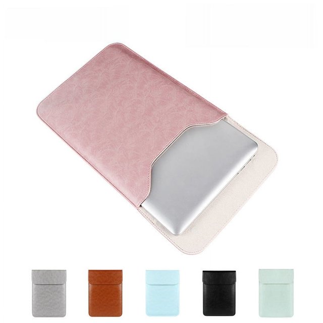 Funda protectora de cuero para interior de computadora portátil de 13,3 pulgadas, 14 pulgadas y 15,6 pulgadas