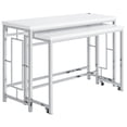 thumbnail image 3 of Jackson 4-piece Multipurpose Counter Height Table Set White, 3 of 16