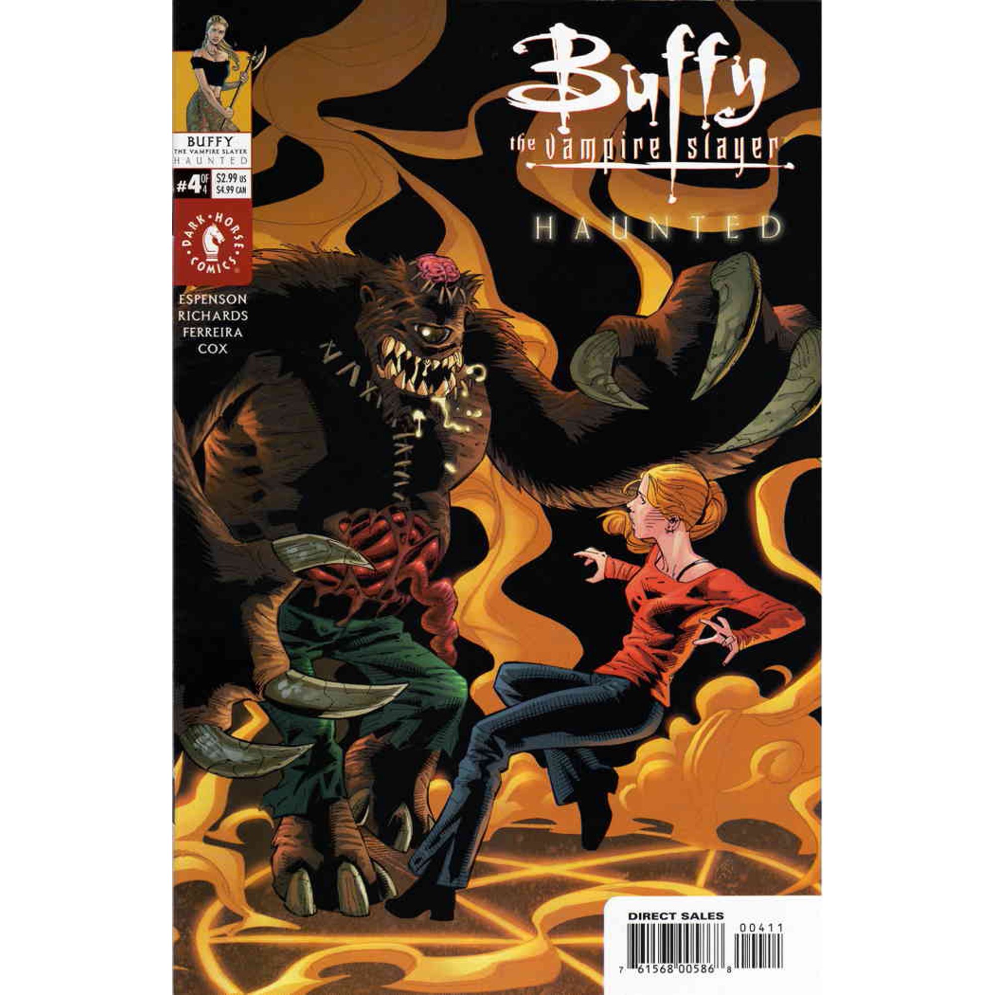 Buffy the Vampire Slayer: Haunted #4A VF ; Dark Horse Comic Book
