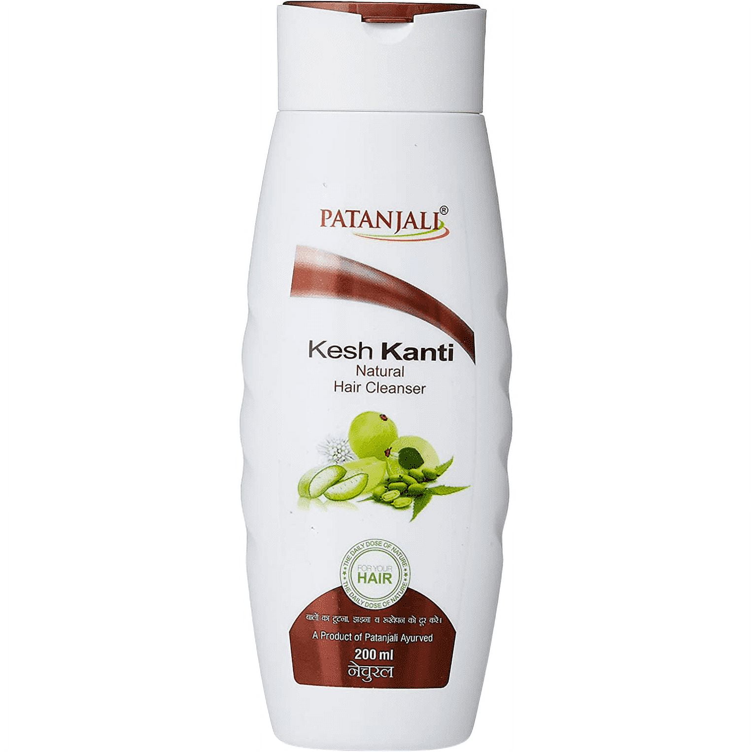 Pack Of 4 Patanjali Kesh Kanti Natural Hair Cleanser Shampoo 200 Ml 6.76 Oz