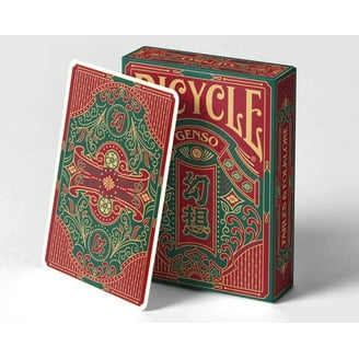 Bicycle MetalLuxe Foil Back Crimson Playing Cards (Pack of 10