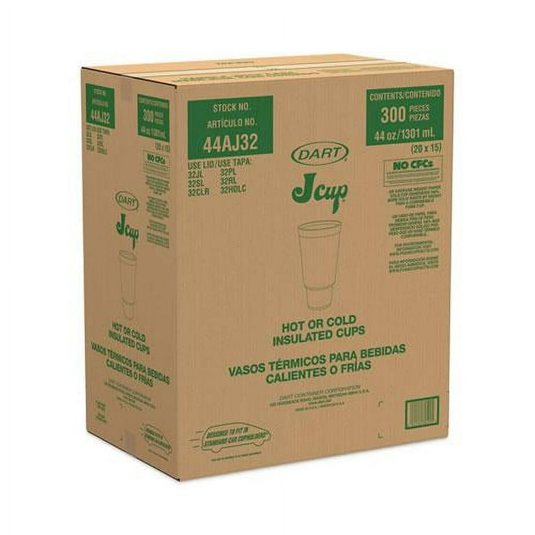 Dart® J Cup® Insulated Foam Drink Cup- 44 oz.