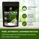 thumbnail image 5 of Matcha orgánico en polvo, té dietético para postres, repostería, bebida, vegano, sin gluten, 200 g (7,05 oz), 5 of 5