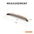 thumbnail image 2 of Goo-Ki 5"(128mm) Hole Center Brushed Copper Kitchen Cabinet Handles, Closet Classic Zinc Alloy Din Cup Cabinet Pulls Dresser Handles for Bedroom, 6 Pack, 2 of 7