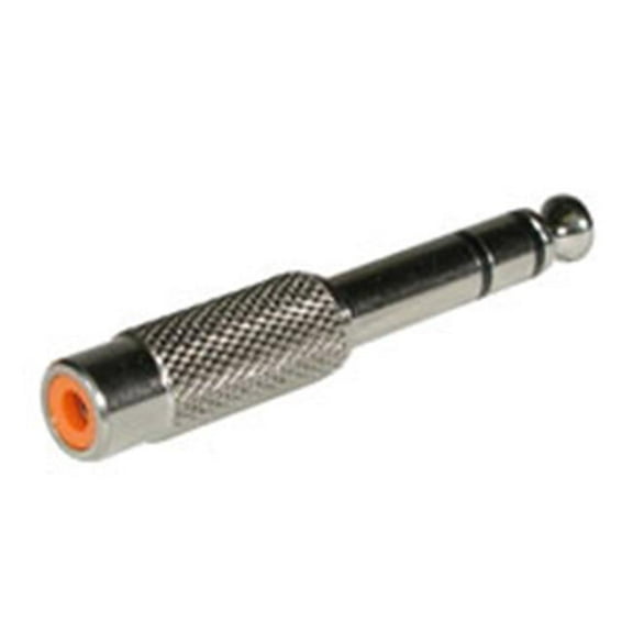 6.3mm (1-4in) STEREO MALE to RCA FEMALE ADAPTER