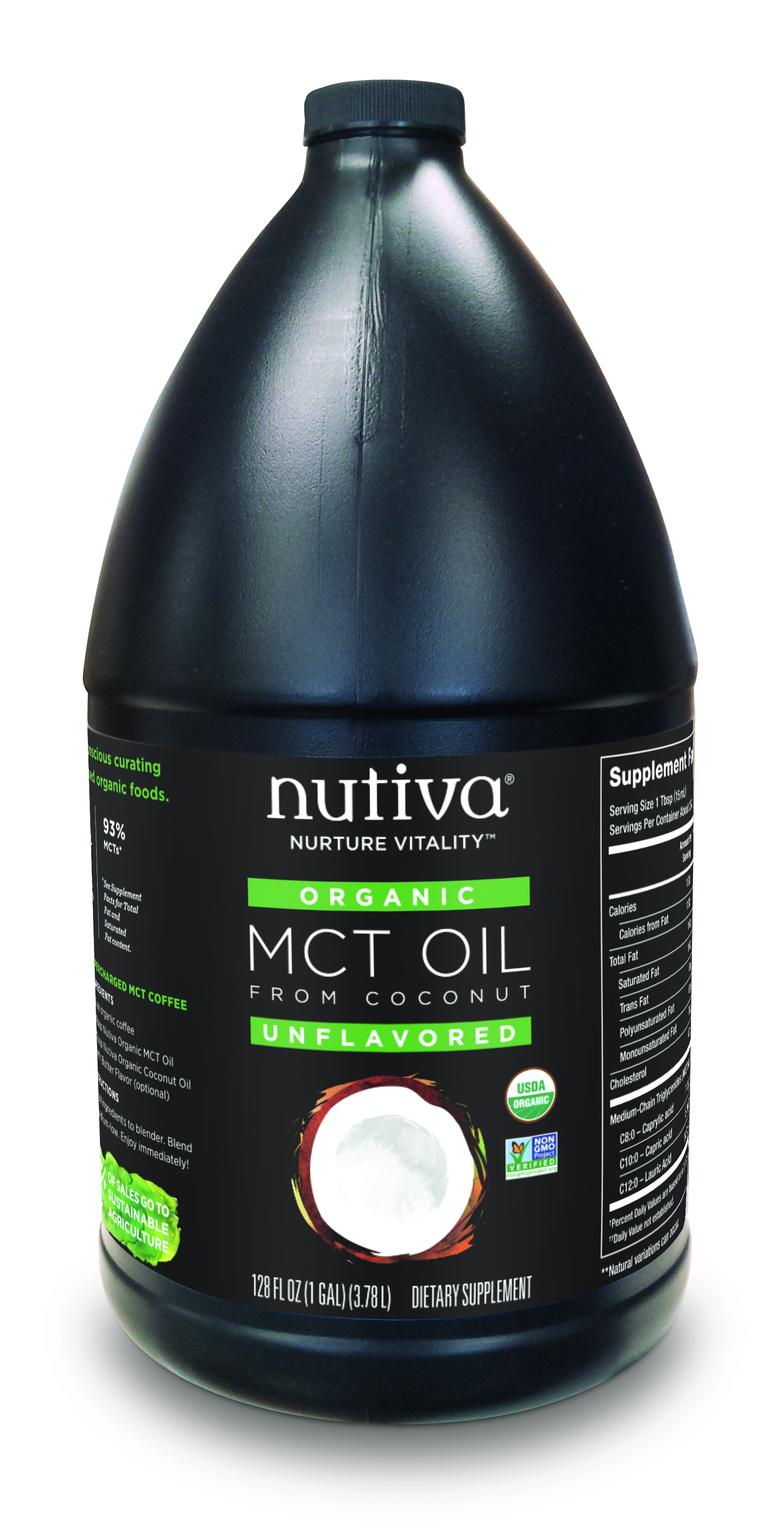 Nutiva Organic MCT Oil with Caprylic and Capric Acids