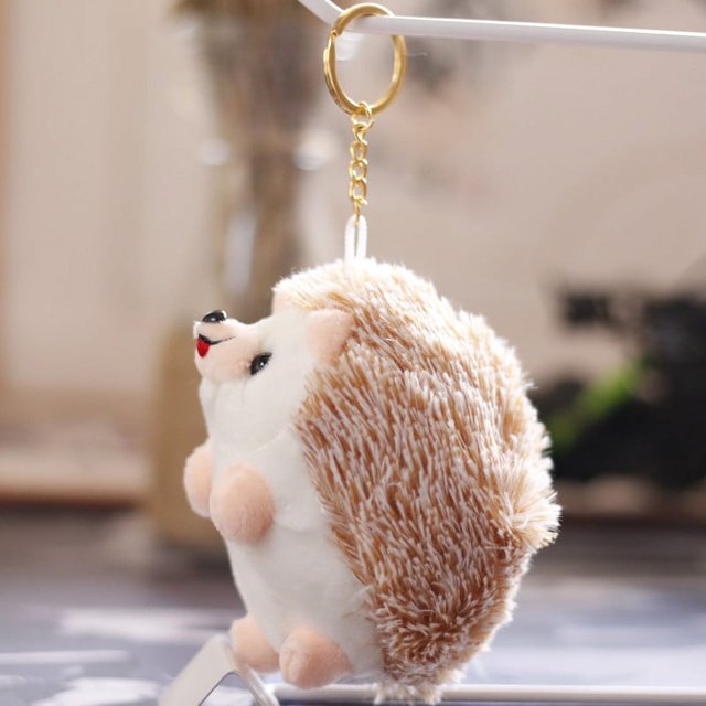Little Hedgehog Doll Plush Toy Cute Small Hedgehog Pendant Keychain Doll Cloth Doll Children's Gift