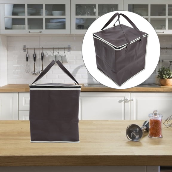 ibasenice Insulated Take Out Bags Insulated Food Bag Coffee 1Pcs for Various Occasions