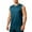 Blue, variant on Men's Tank Tops, Ice-Silk Knit Loose Fit Sleeveless Crew Neck Summer Breathable Sports Tank Top for Men 1.Cool-Touch Poly:Ice-Silk Knit Wicks Sweat So Skin Feels Chill on Hot Days