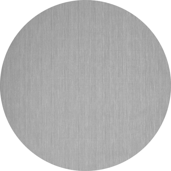 Ahgly Company Indoor Round Abstract Gray Contemporary Area Rugs, 4' Round