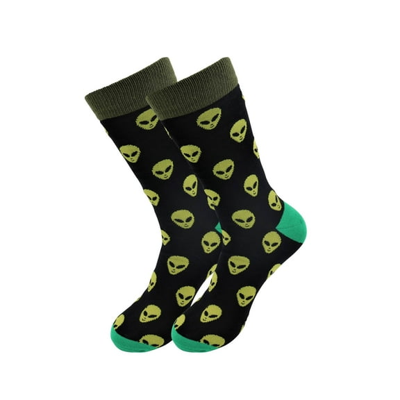 Casual Designer Animal Socks - Alien - for Men and Women