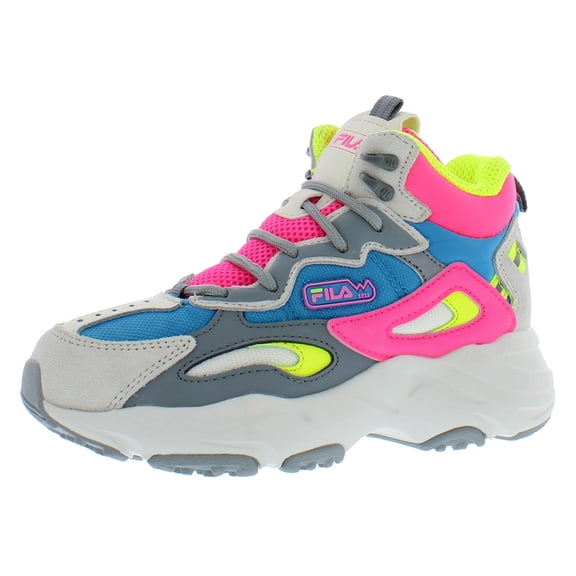 Fila Ray Tracer Tr 2 Mid Girls Shoes Size 2.5, Color: Multi